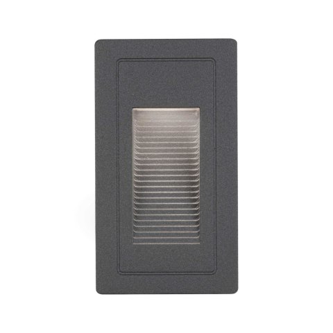 Oprawa elewacyjna HIGH 4W 3000K 500lm IP44 230V czarny / aluminium
