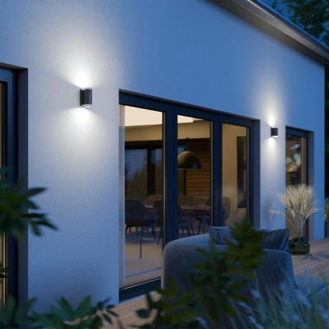 Oprawa elewacyjna bez czujnika L940 S PIR 14.5W 2xGU-10 3000K 1240lm IP44 IK03 230V antracyt / aluminium / tworzywo