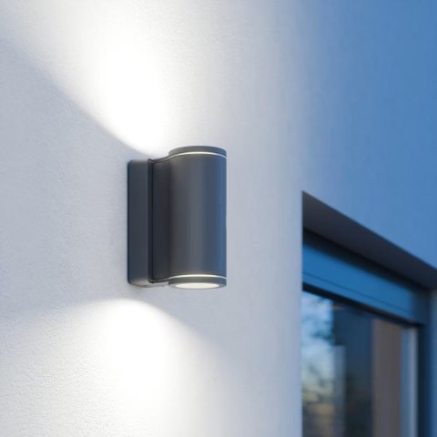 Oprawa elewacyjna bez czujnika L940 S PIR 14.5W 2xGU-10 3000K 1240lm IP44 IK03 230V antracyt / aluminium / tworzywo