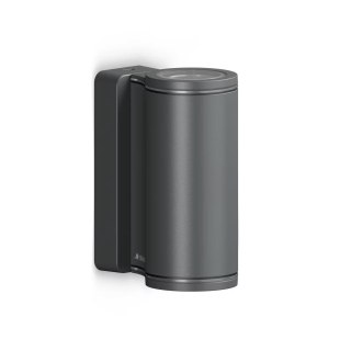 Oprawa elewacyjna bez czujnika L940 S PIR, z Bluetooth 14.5W 2xGU-10 3000K, 1240lm IP44 IK03 230V antracyt / aluminium, tworz