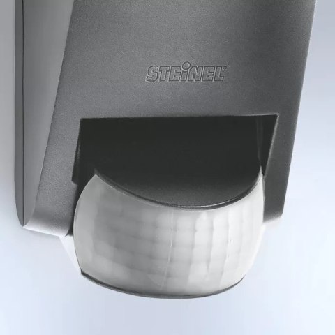 Oprawa elewacyjna elewacyjna z czujnikiem ruchu i zmierzchu STEINEL L585 S PIR max.60W E27 IP44 230V antracyt / szkło / tworzyw