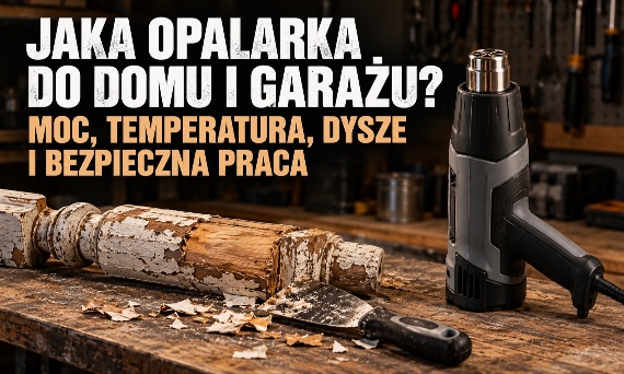 Jaka opalarka do domu i garażu? Moc, temperatura, dysze i bezpieczna praca
