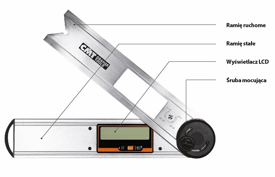 Cyfrowy kątomierz CMT