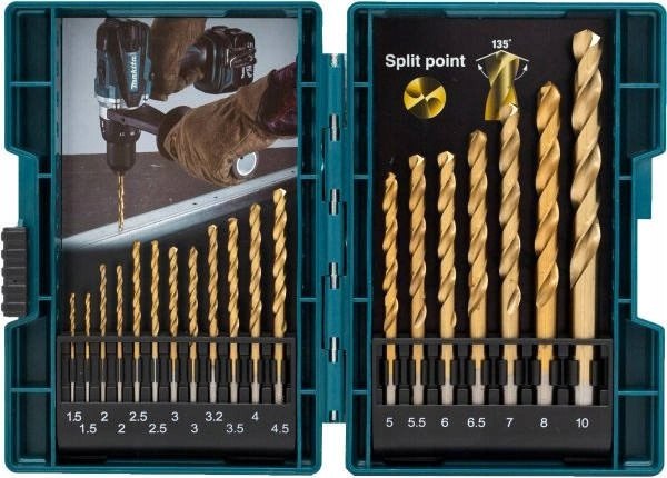 Wiertła tytanowe do metalu Makita