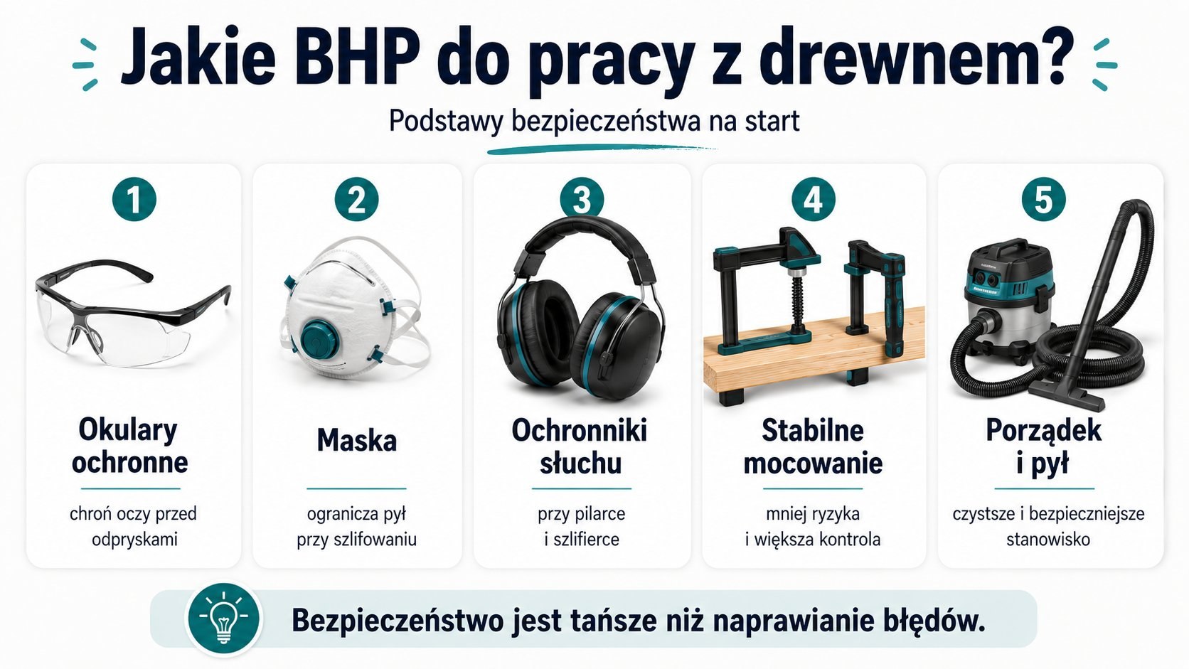 Jakie BHP do pracy z drewnem