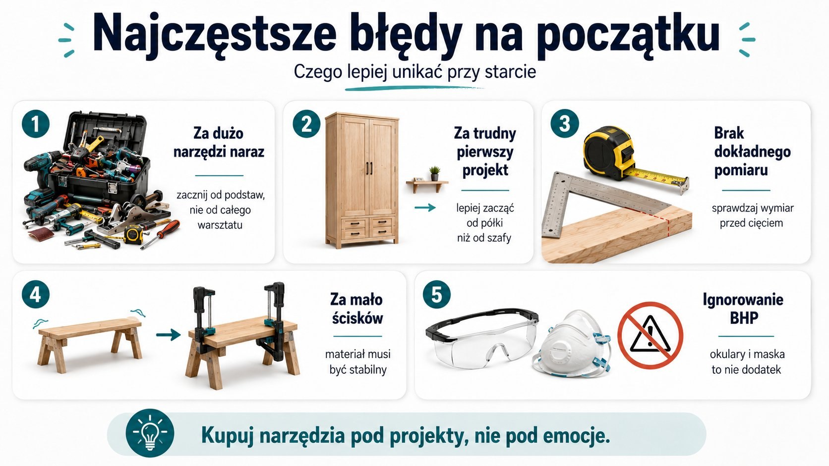 Najczęstsze błędy na początku
