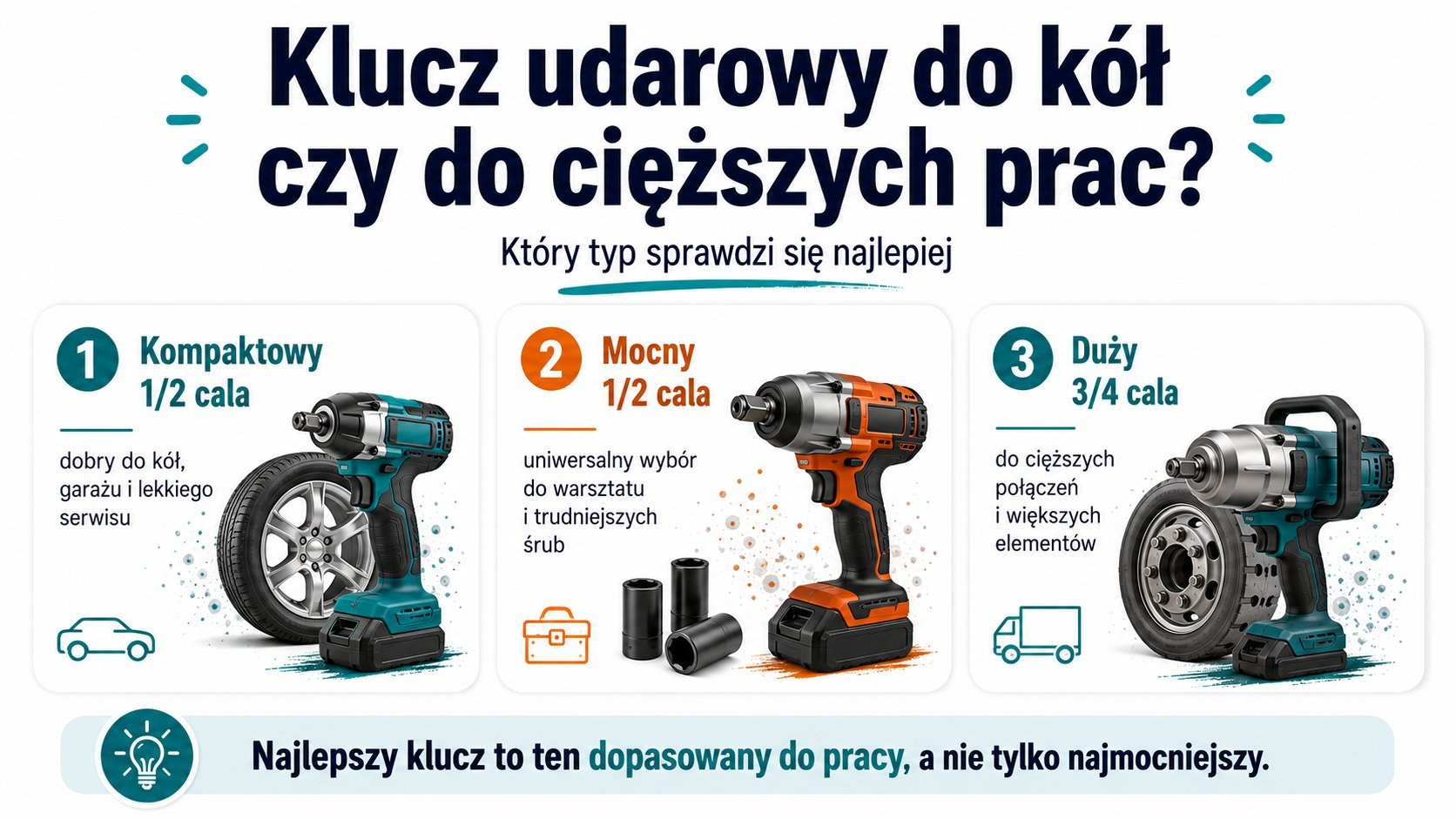 Na co zwr&oacute;cić uwagę przy zakupie klucza udarowego